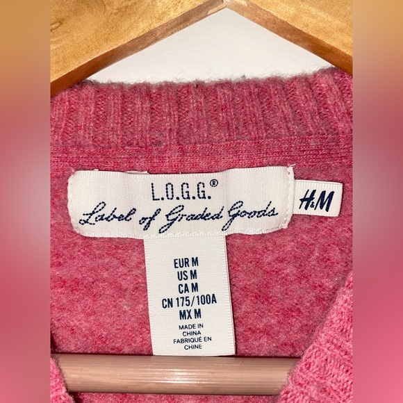 L.O.G.G H&M Wool Blended Sweater Size Medium - Picture 3 of 4